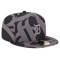 New Era Detroit Tigers Logo Fracture 59FIFTY Fitted Hat
