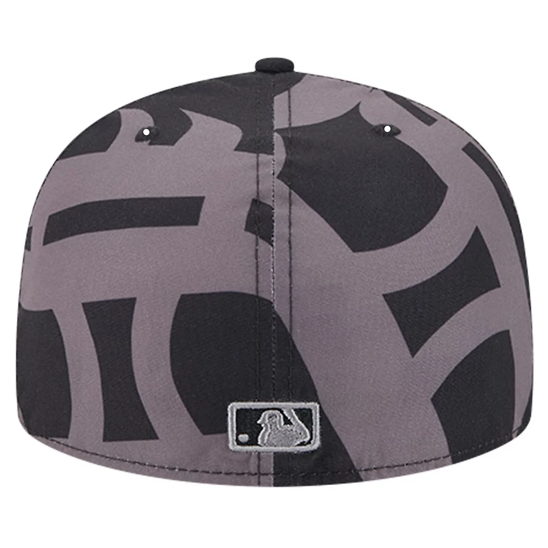 New Era Detroit Tigers Logo Fracture 59FIFTY Fitted Hat
