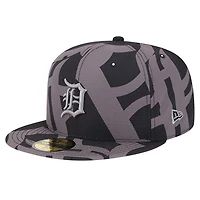 New Era Detroit Tigers Logo Fracture 59FIFTY Fitted Hat