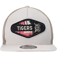 New Era Detroit Tigers Retro Beachin' Patch A-Frame Trucker 9FIFTY Snapback Hat