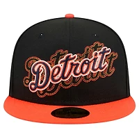 New Era Detroit Tigers Shadow Stitch 59FIFTY Fitted Hat