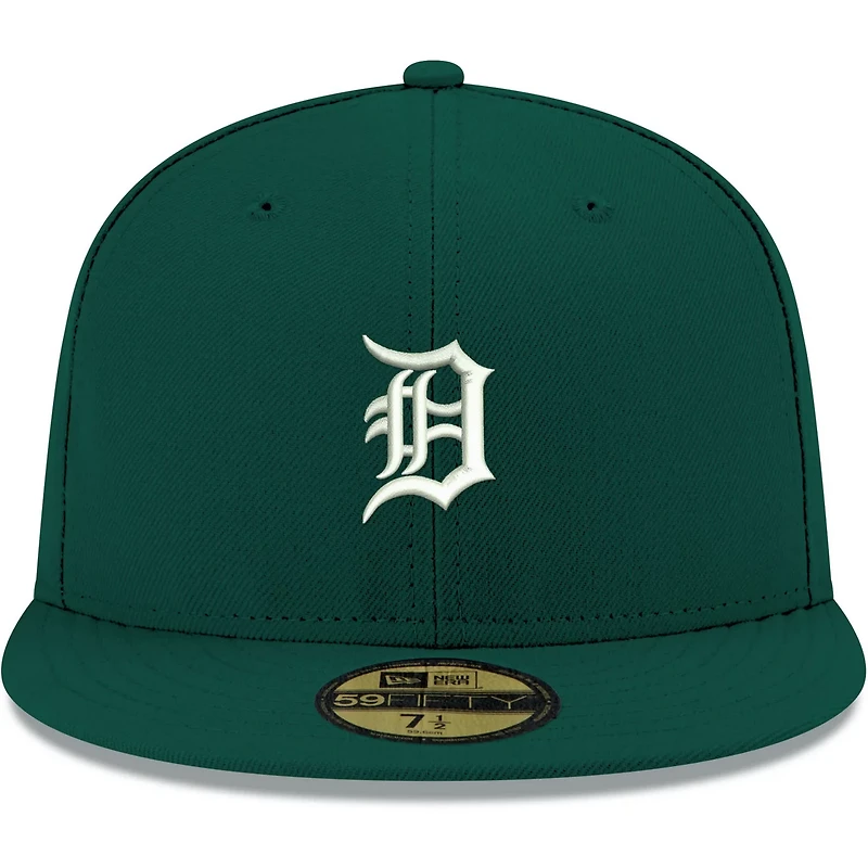 New Era Detroit Tigers White Logo 59FIFTY Fitted Hat