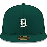 New Era Detroit Tigers White Logo 59FIFTY Fitted Hat