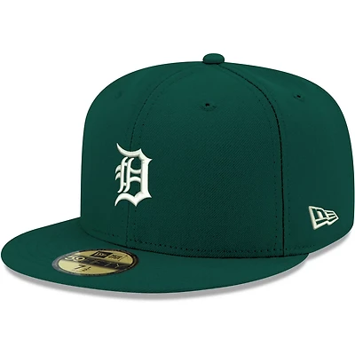 New Era Detroit Tigers White Logo 59FIFTY Fitted Hat