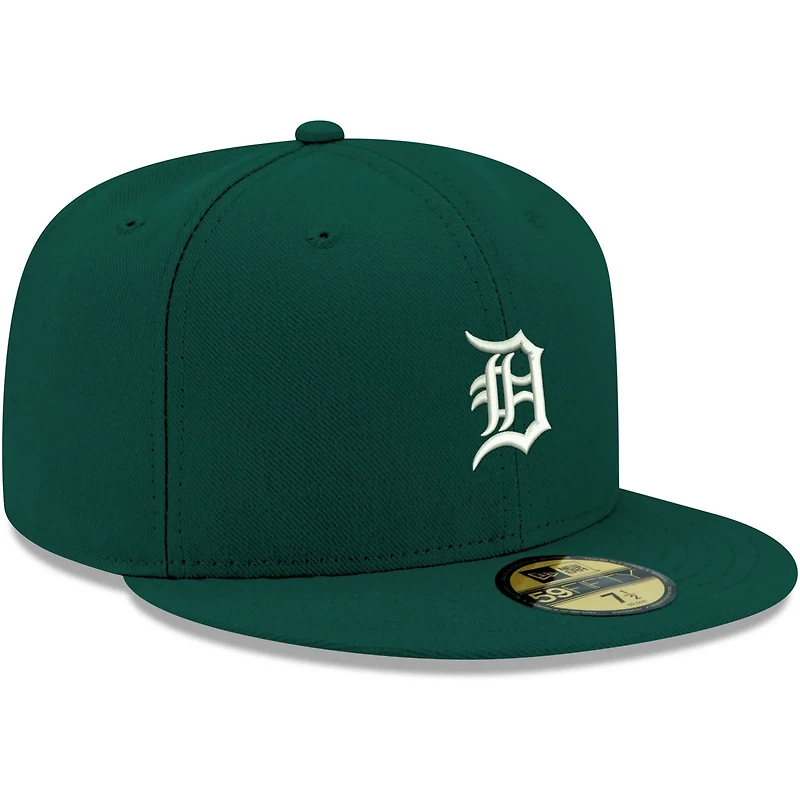 New Era Detroit Tigers White Logo 59FIFTY Fitted Hat