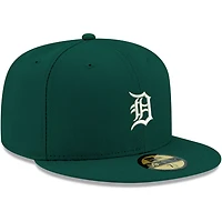 New Era Detroit Tigers White Logo 59FIFTY Fitted Hat