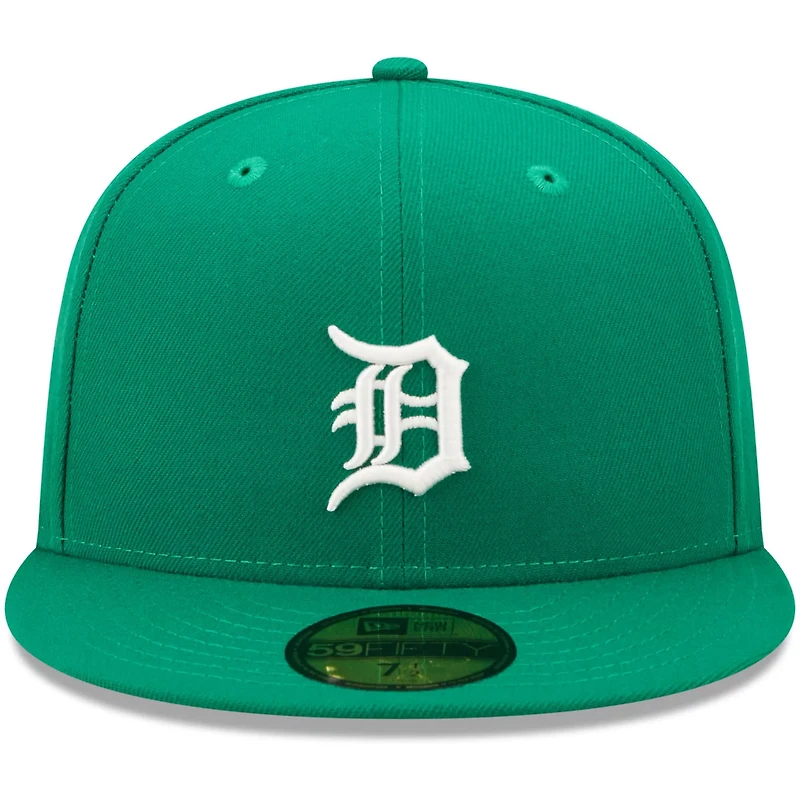New Era Detroit Tigers White Logo 59FIFTY Fitted Hat