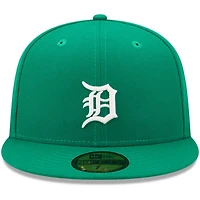 New Era Detroit Tigers White Logo 59FIFTY Fitted Hat