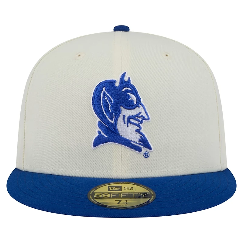 New Era Duke Blue Devils Chrome 59FIFTY Fitted Hat