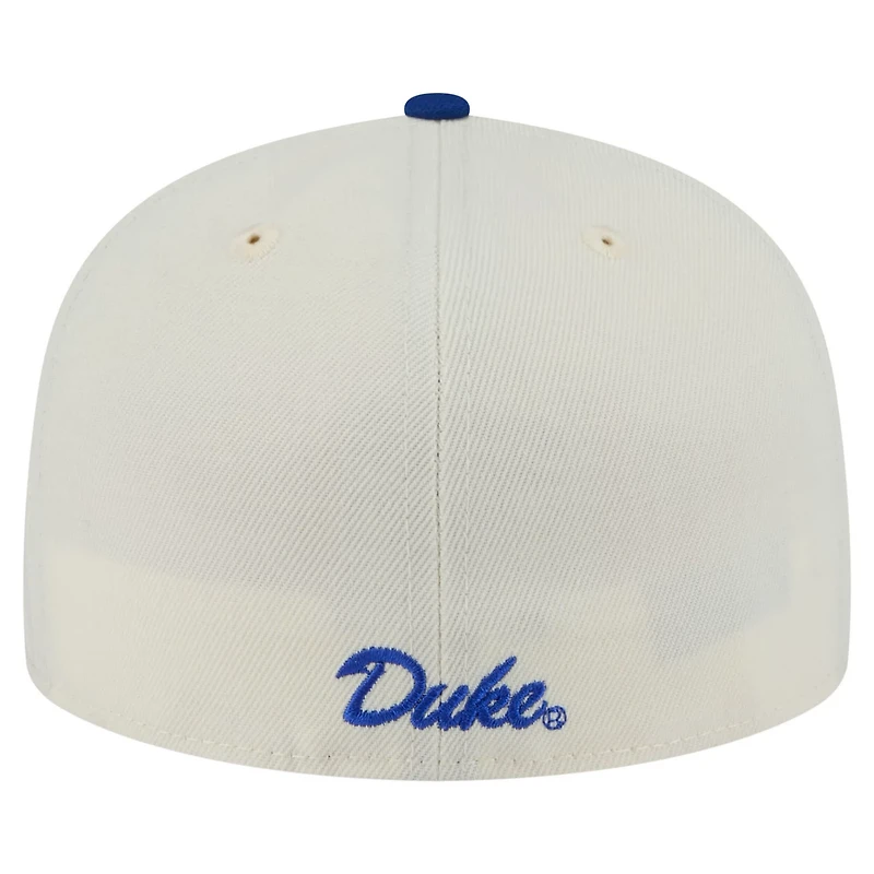 New Era Duke Blue Devils Chrome 59FIFTY Fitted Hat