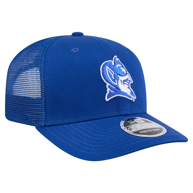 New Era Duke Blue Devils Primary 9SEVENTY Trucker Stretch-Snap Hat