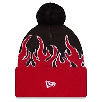 New Era FC Dallas 2025 Jersey Hook Cuffed Knit Hat With Pom