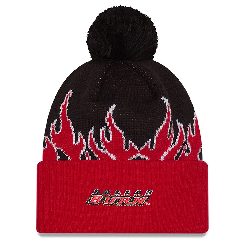 New Era FC Dallas 2025 Jersey Hook Cuffed Knit Hat With Pom