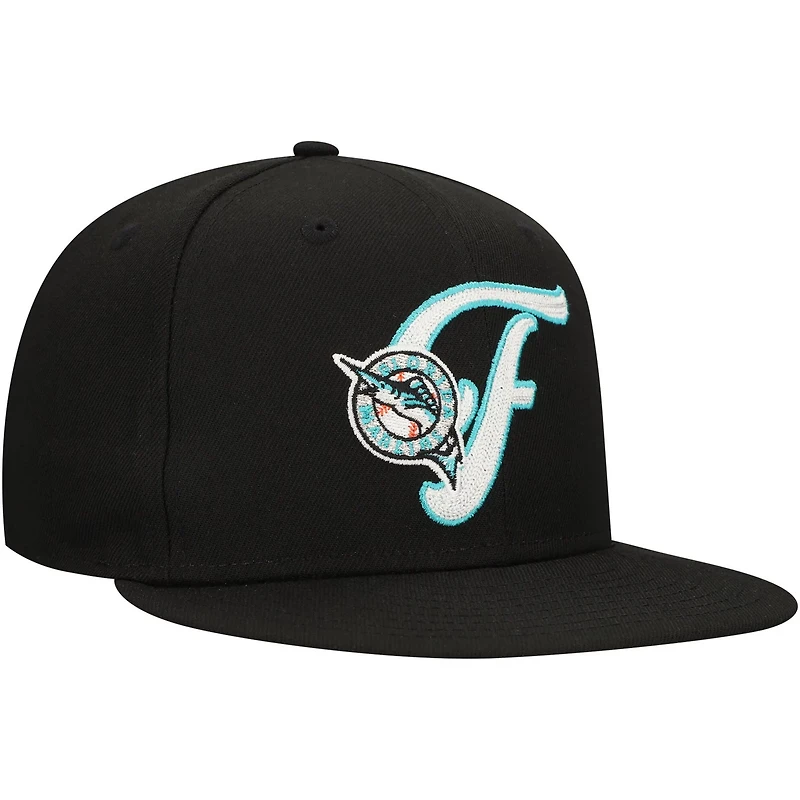 New Era Florida Marlins Cooperstown Collection Duo Logo 20 59FIFTY Fitted Hat