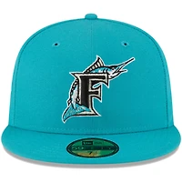 New Era Florida Marlins Cooperstown Collection Turn Back The Clock 59FIFTY Fitted Hat