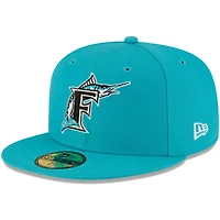 New Era Florida Marlins Cooperstown Collection Turn Back The Clock 59FIFTY Fitted Hat