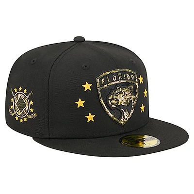 New Era Florida Panthers Military Appreciation Digital Camo Stars 59FIFTY Fitted Hat