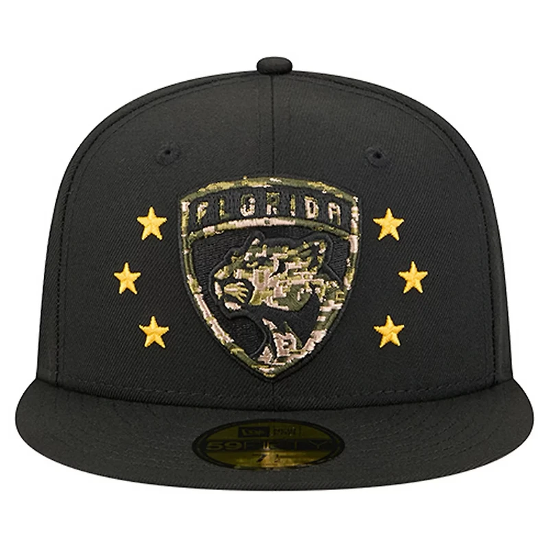 New Era Florida Panthers Military Appreciation Digital Camo Stars 59FIFTY Fitted Hat