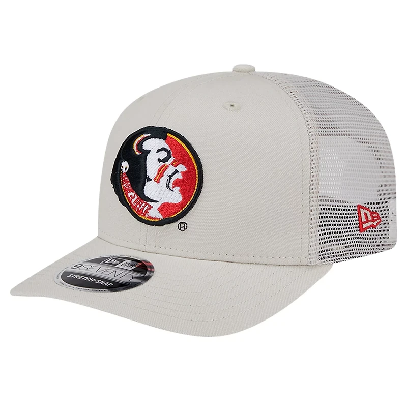 New Era Florida State Seminoles Canvas 9SEVENTY Stretch-Snap Adjustable Hat