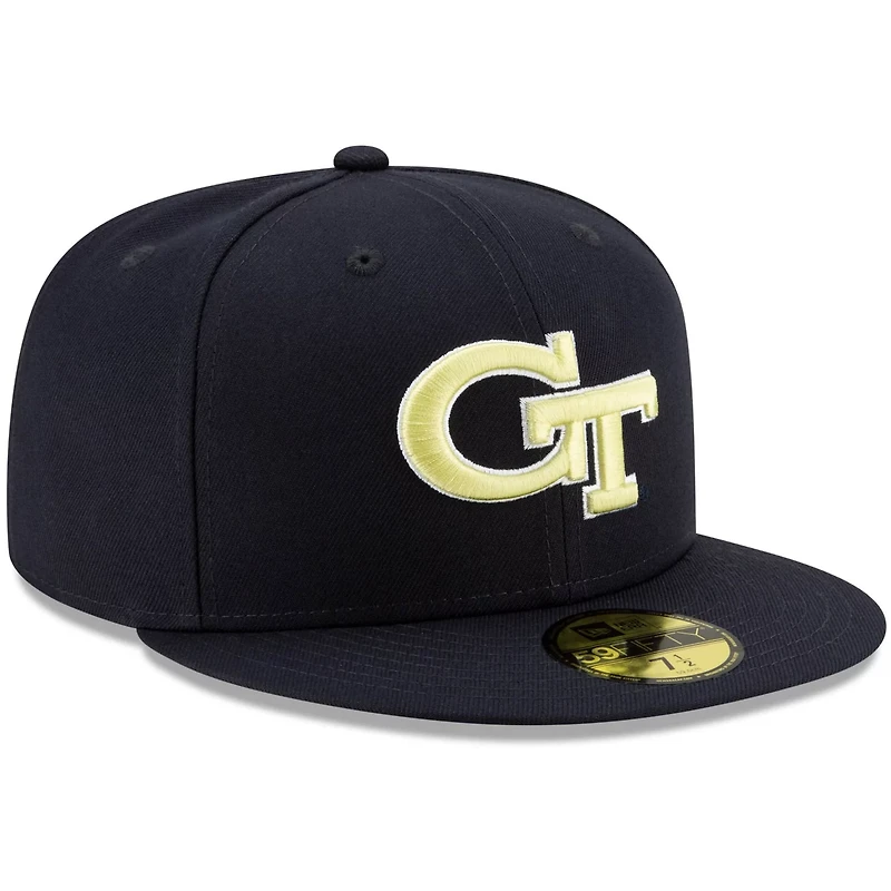 New Era Georgia Tech Yellow Jackets Primary Team Logo Basic 59FIFTY Fitted Hat