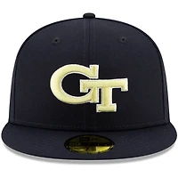 New Era Georgia Tech Yellow Jackets Primary Team Logo Basic 59FIFTY Fitted Hat