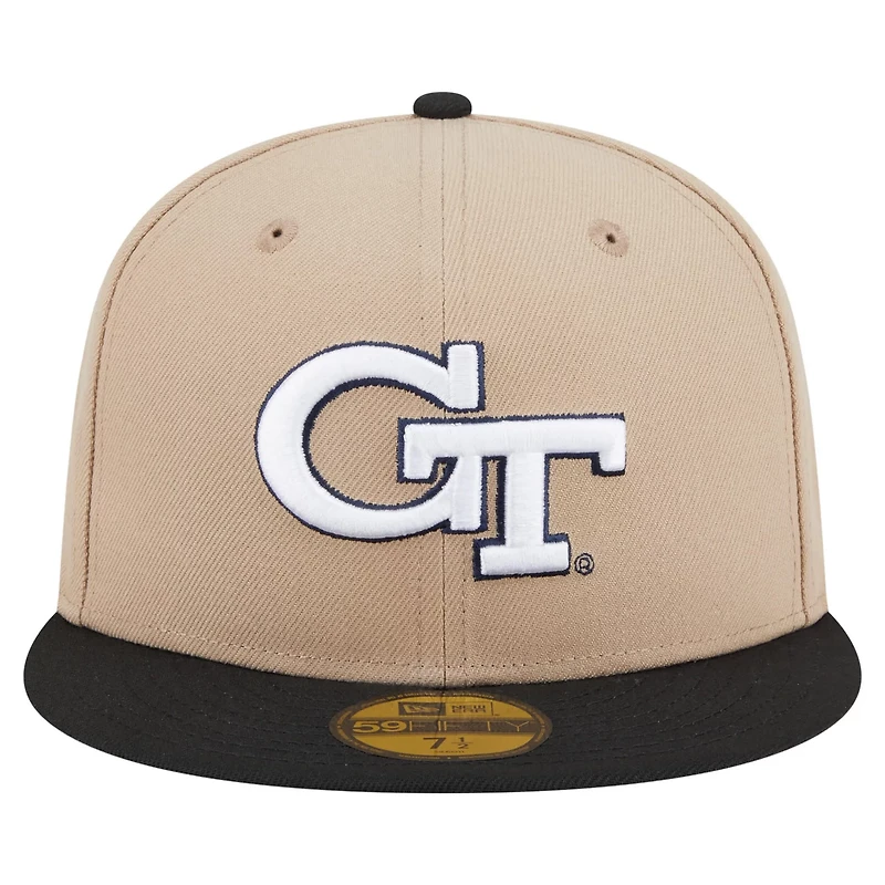 New Era Georgia Tech Yellow Jackets Two-Tone 59FIFTY Fitted Hat