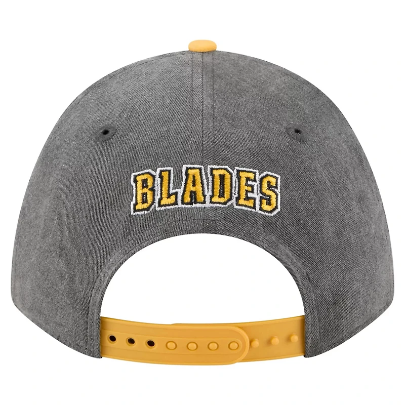 New Era Gold Boston Bruins Mascot 2-Tone 9FORTY Adjustable Hat