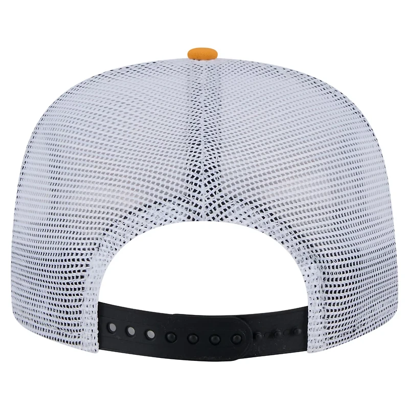 New Era Gold Boston Bruins Throwback V-Dye Adjustable Golfer Hat