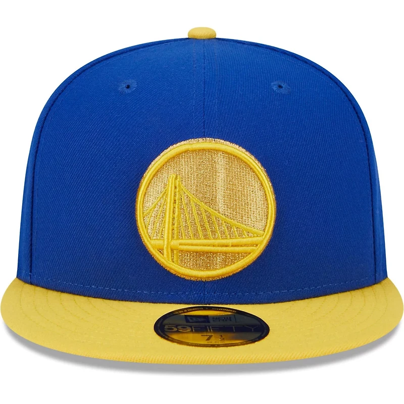 New Era Gold Golden State Warriors Gameday Gold Pop Stars 59FIFTY Fitted Hat