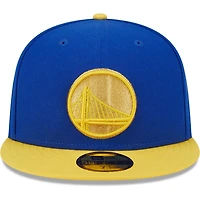 New Era Gold Golden State Warriors Gameday Gold Pop Stars 59FIFTY Fitted Hat