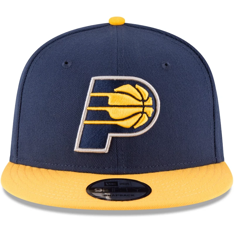 New Era Gold Indiana Pacers Two-Tone 9FIFTY Adjustable Hat