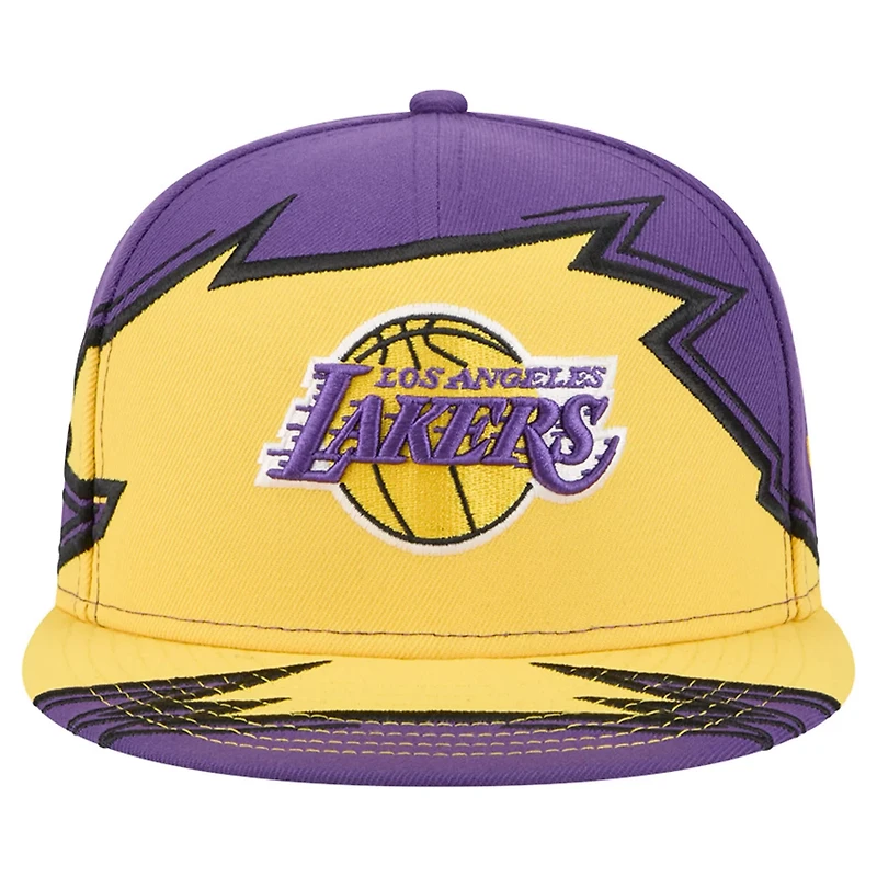 New Era Gold Los Angeles Lakers Break 59FIFTY Fitted Hat