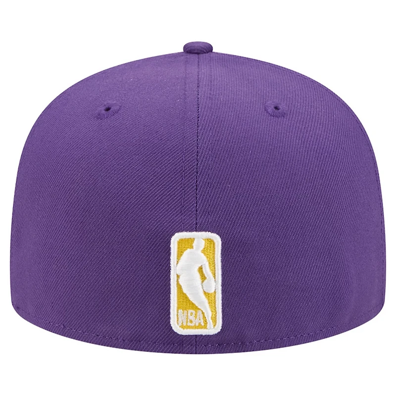 New Era Gold Los Angeles Lakers Break 59FIFTY Fitted Hat