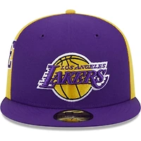 New Era Gold Los Angeles Lakers Gameday Wordmark 59FIFTY Fitted Hat