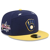 New Era Gold Milwaukee Brewers 2025 MLB All-Star Game Side Patch 59FIFTY Fitted Hat