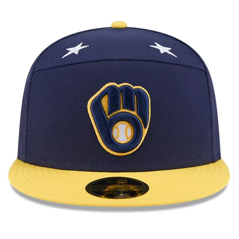 New Era Gold Milwaukee Brewers 2025 MLB All-Star Game Side Patch 59FIFTY Fitted Hat