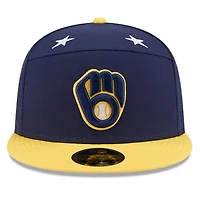New Era Gold Milwaukee Brewers 2025 MLB All-Star Game Side Patch 59FIFTY Fitted Hat