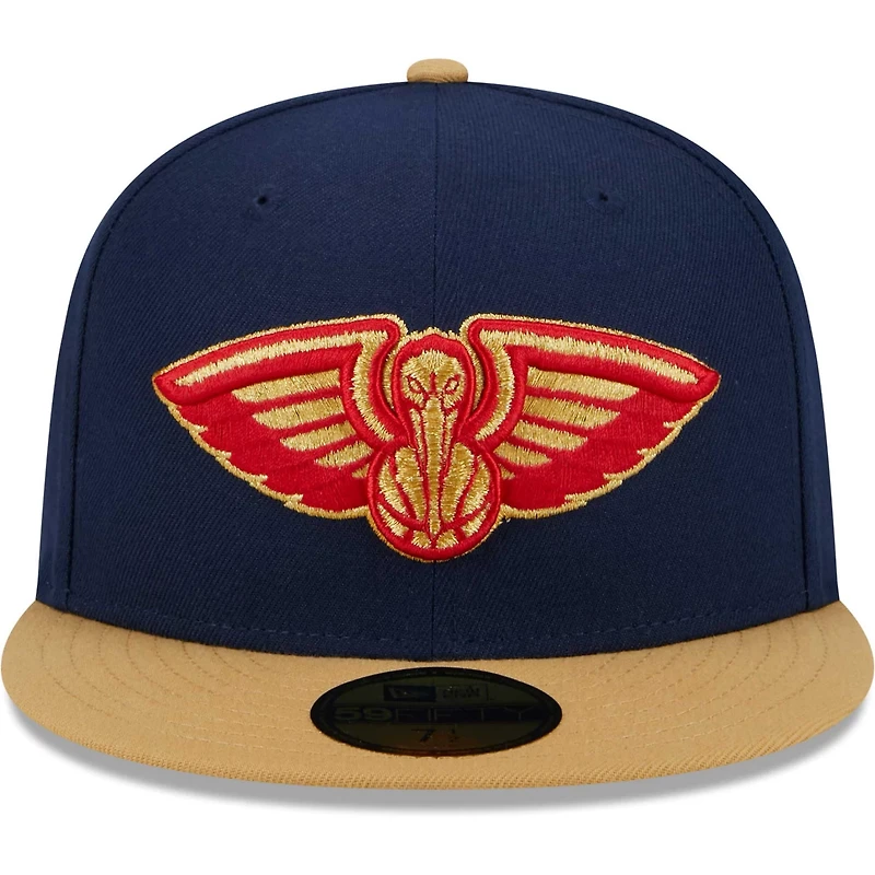 New Era /Gold New Orleans Pelicans Gameday Gold Pop Stars 59FIFTY Fitted Hat