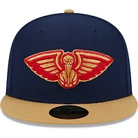 New Era /Gold New Orleans Pelicans Gameday Gold Pop Stars 59FIFTY Fitted Hat