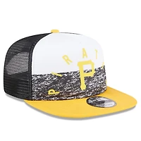 New Era Gold Pittsburgh Pirates Team Foam Front A-Frame Trucker 9FIFTY Snapback Hat