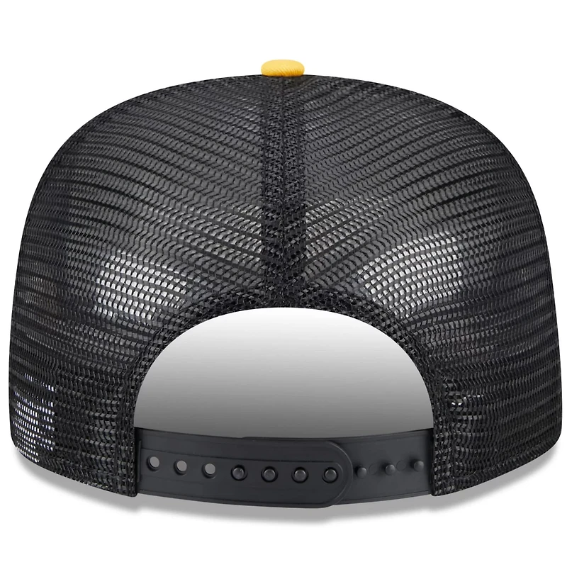 New Era Gold Pittsburgh Pirates Team Foam Front A-Frame Trucker 9FIFTY Snapback Hat