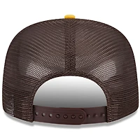 New Era /Gold San Diego Padres Team Foam Front A-Frame Trucker 9FIFTY Snapback Hat