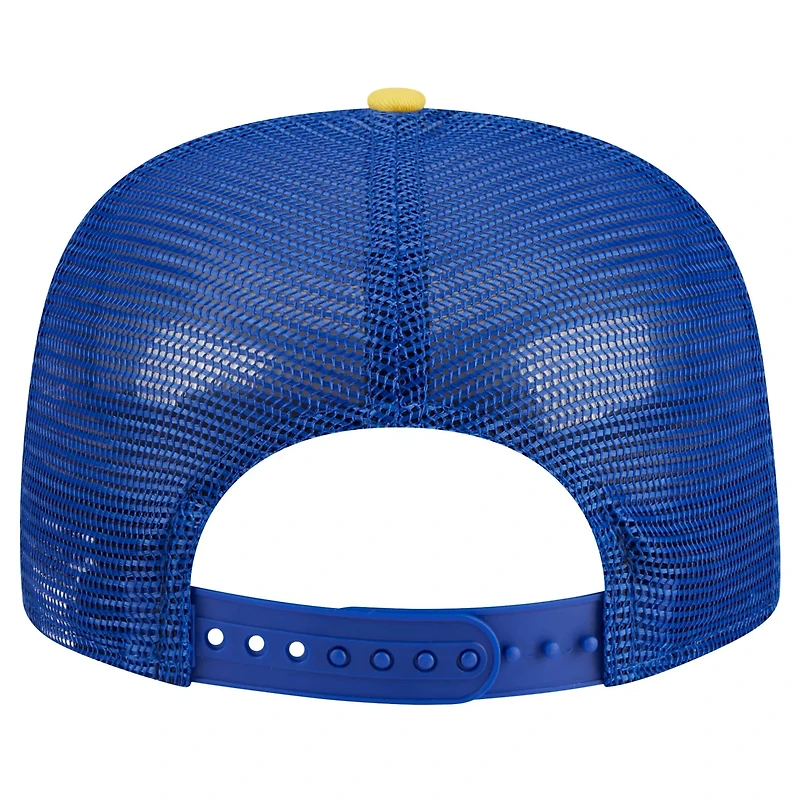 New Era Golden State Warriors Arch A-Frame Trucker 9FIFTY Snapback Hat