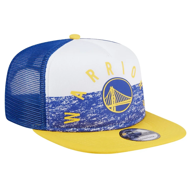 New Era Golden State Warriors Arch A-Frame Trucker 9FIFTY Snapback Hat