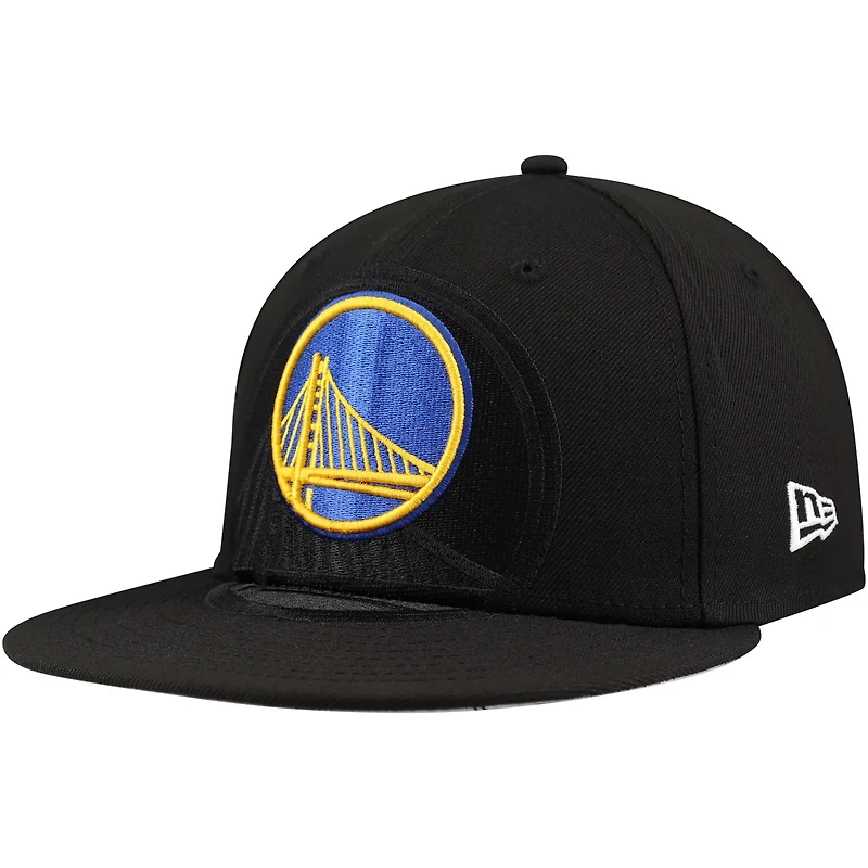 New Era Golden State Warriors out Shadow Logo 59FIFTY Fitted Hat