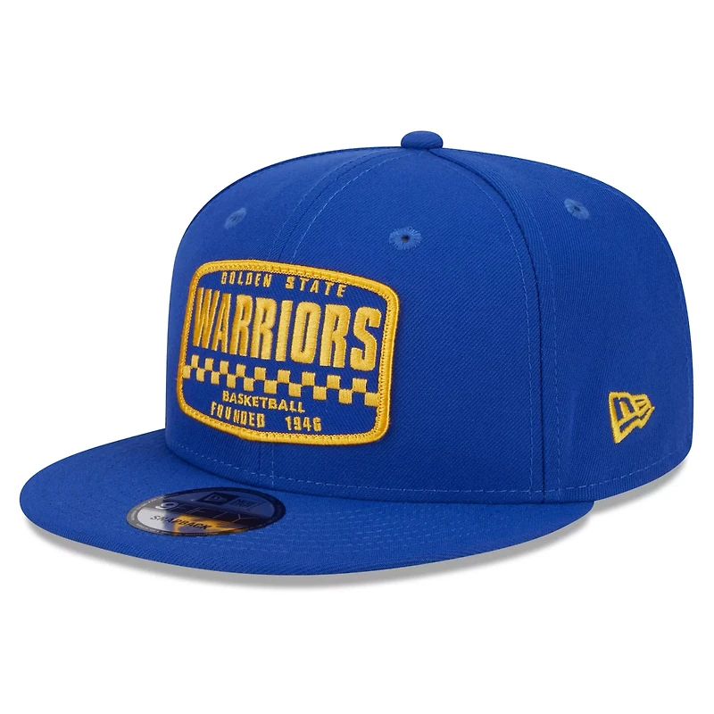 New Era Golden State Warriors Rally Drive Finish Line Patch 9FIFTY Snapback Hat