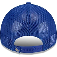 New Era Golden State Warriors Rough Edge Logo Trucker 9TWENTY Adjustable Hat