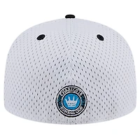 New Era Gray Charlotte FC Throwback Mesh 59FIFTY Fitted Hat