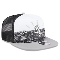 New Era Gray Chicago Sox Team Foam Front A-Frame Trucker 9FIFTY Snapback Hat