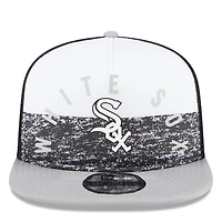 New Era Gray Chicago Sox Team Foam Front A-Frame Trucker 9FIFTY Snapback Hat